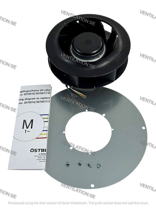 Östberg Heru 100 fläktmotor 1st