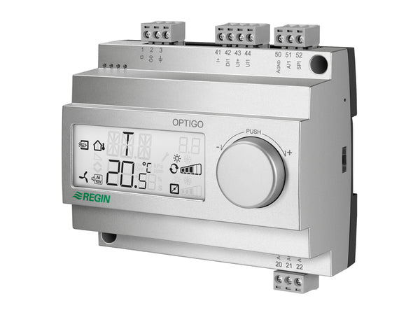 Regin OPTIGO OP5U rumsregulator DIN-skena