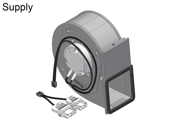 Östberg fläktmotorkit 6010900 70 K EC ARW tilluft