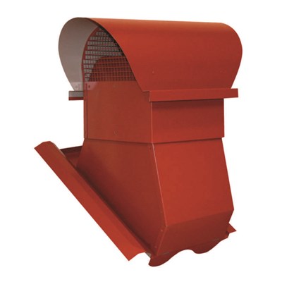 Takhuv 125/160 isolerad röd