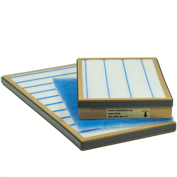 Filterpaket 3-pack Ventilationsfilter Swegon Casa R5 Smart/R120 Eko