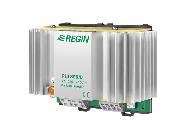 PULSER-D Regin montage på DIN-skena