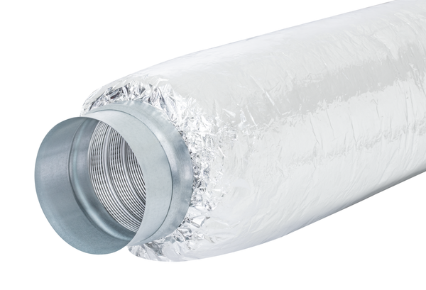 Snabben-dB Ljuddämpare flexibel 125 0,6m Aluminium