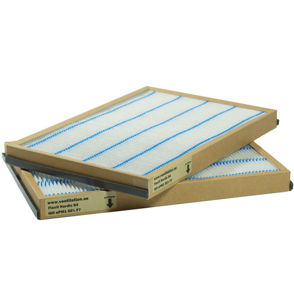 Filterpaket 3-pack Ventilationsfilter Flexit Nordic S4 Eko