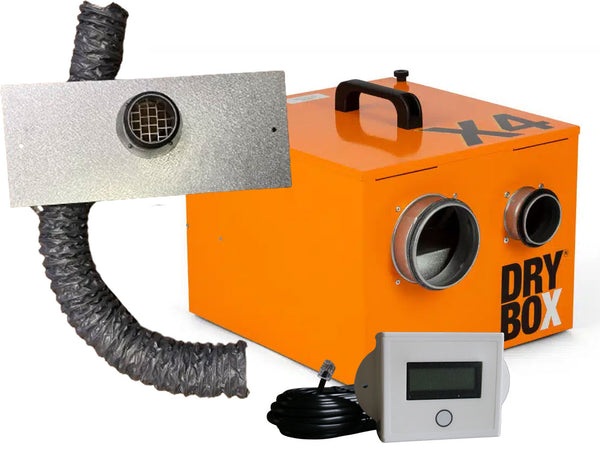 Sorptionsavfuktare Drybox X4 inkl. display och utloppsplåt