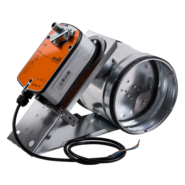 Spjäll med motor 250 230V